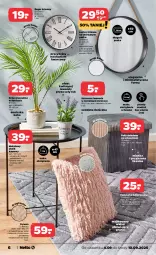 Gazetka promocyjna Netto - Od Czwartku Przemysłowa - Gazetka - ważna od 10.09 do 10.09.2025 - strona 6 - produkty: Puf, Stolik, Poduszka dekoracyjna, Palma, Stolik kawowy, Zegar, Poduszka, Lustro, Dywan, Fa
