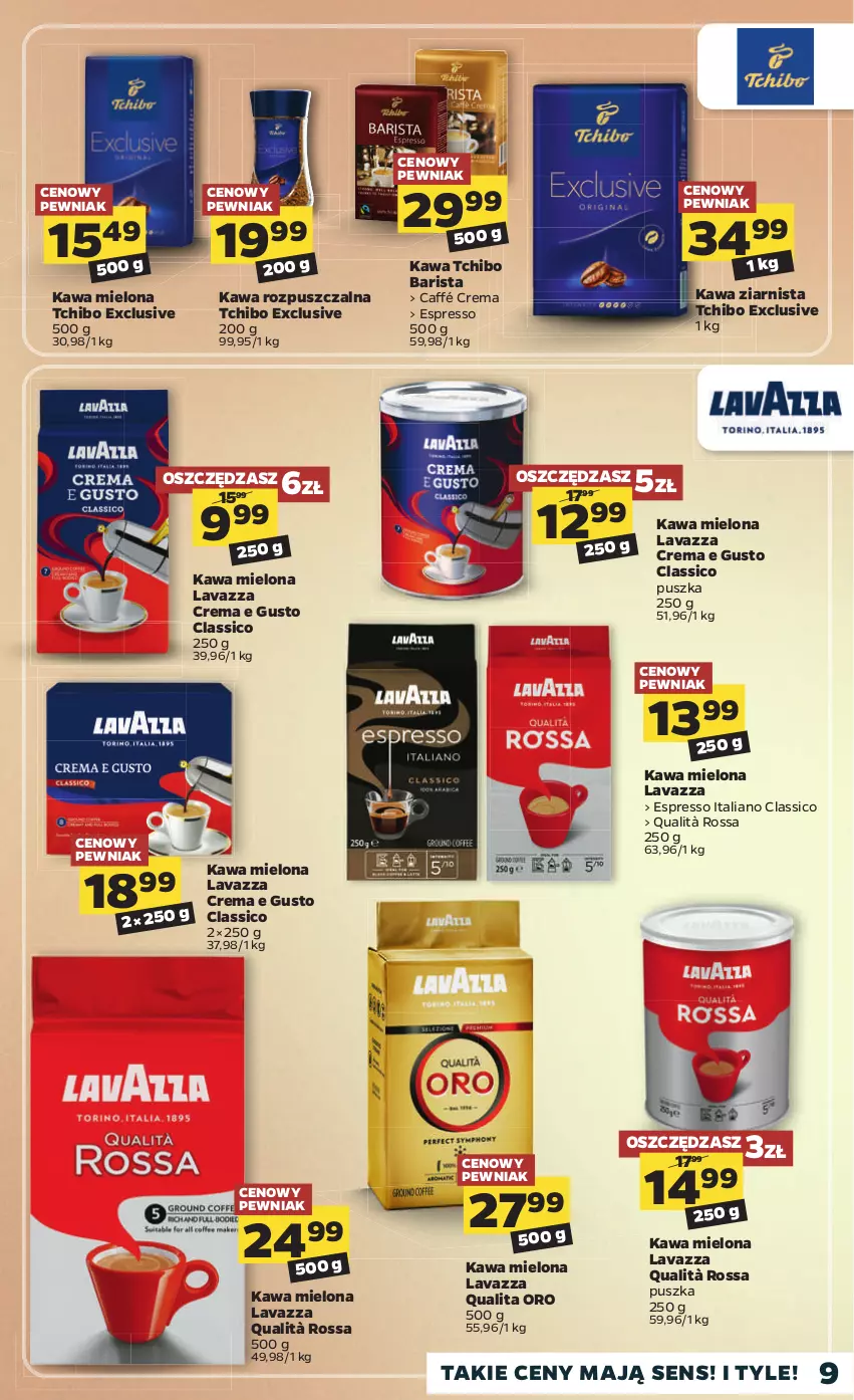 Gazetka promocyjna Netto - Katalog znanych marek - ważna 09.08 do 21.08.2021 - strona 9 - produkty: Kawa, Kawa mielona, Kawa rozpuszczalna, Kawa ziarnista, Lavazza, Tchibo, Tchibo Barista