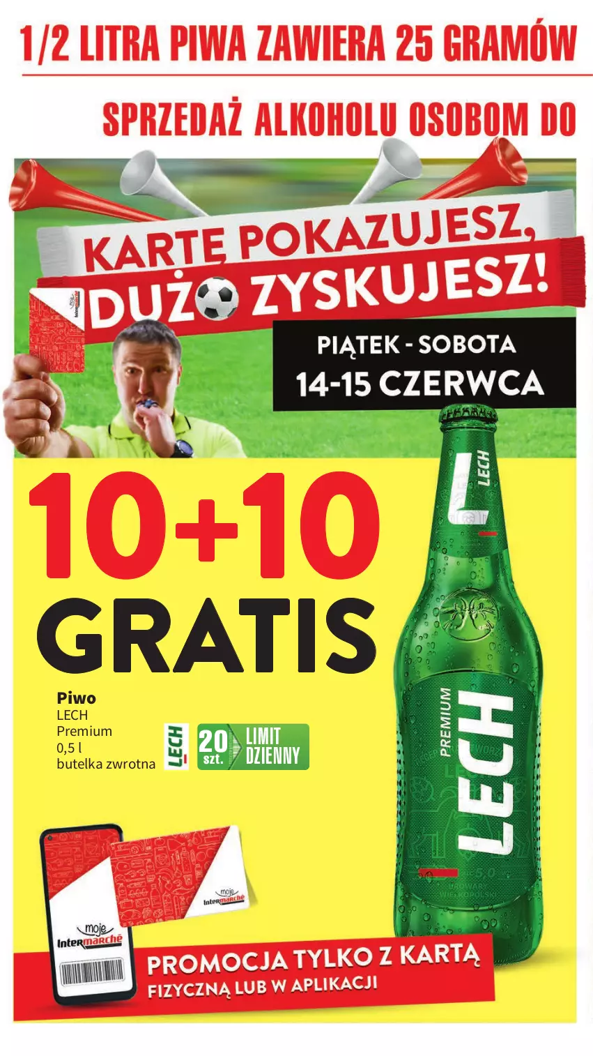 Gazetka promocyjna Intermarche - ważna 13.06 do 19.06.2024 - strona 2 - produkty: Gra, Lech Premium, Piwo