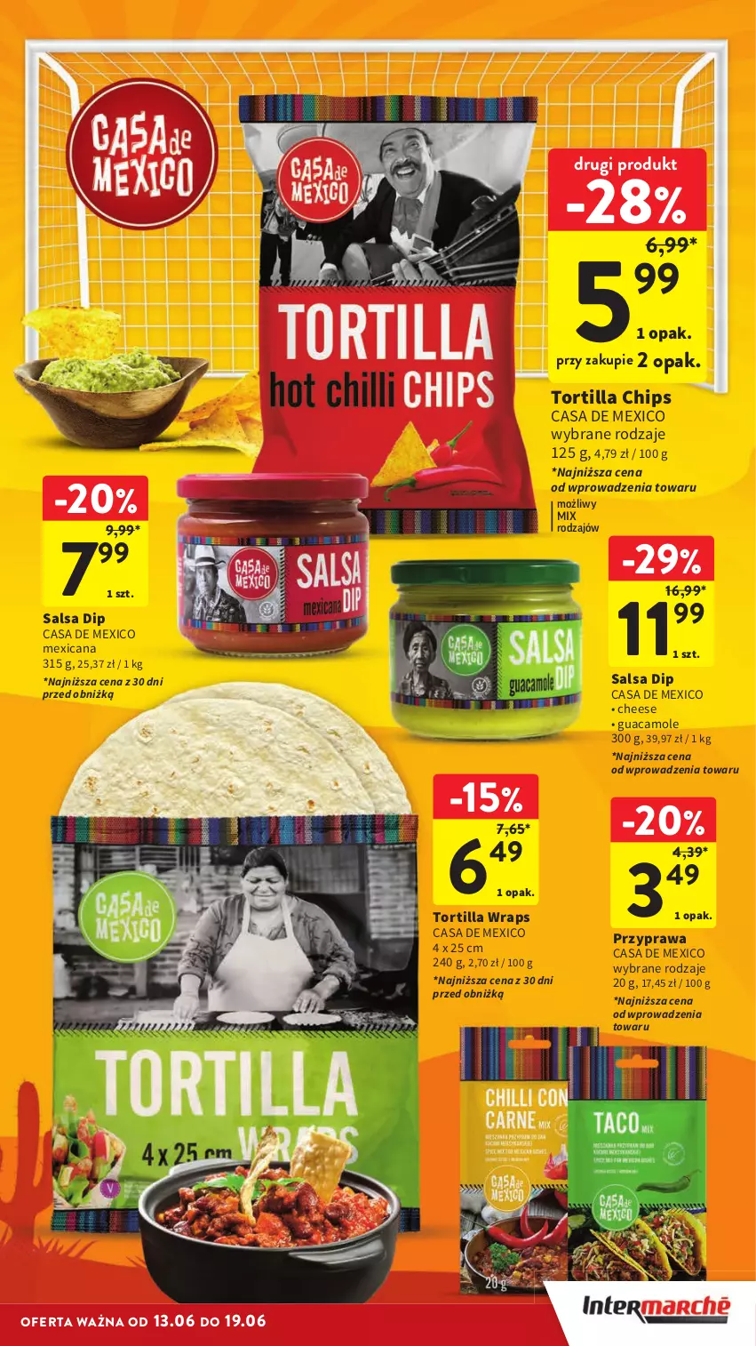 Gazetka promocyjna Intermarche - ważna 13.06 do 19.06.2024 - strona 39 - produkty: Amol, Salsa, Tortilla, Tortilla Chips