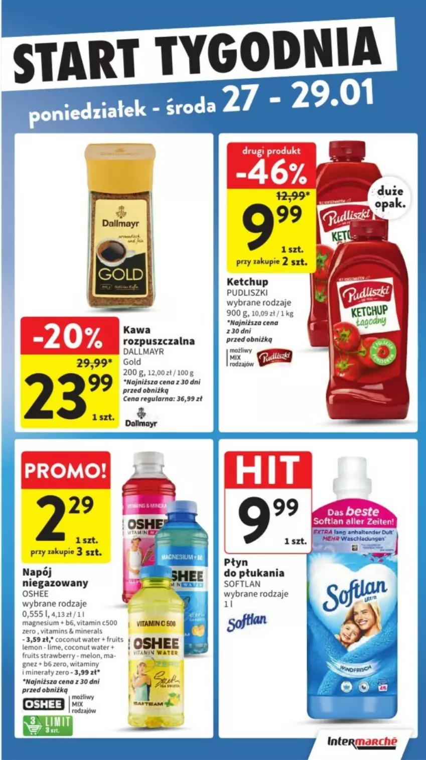 Gazetka promocyjna Intermarche - ważna 27.01 do 29.01.2025 - strona 23 - produkty: Dallmayr, Kawa, Kawa rozpuszczalna, Ketchup, Melon, Oshee, Pudliszki