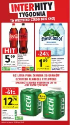 Gazetka promocyjna Intermarche - Gazetka - ważna od 29.01 do 29.01.2025 - strona 36 - produkty: Piwo, Coca-Cola, LANA, Fanta, Woda, Sprite, Fa