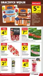 Gazetka promocyjna Intermarche - Gazetka - ważna od 29.01 do 29.01.2025 - strona 8 - produkty: Kurczak, Salami, Drobimex, Bell, Parówki, Pasztet, Szynka, Tarczyński, Boczek, Danio, Kabanos, Olej