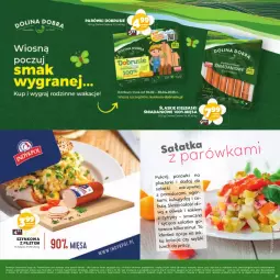 Gazetka promocyjna Stokrotka - Wiosenne inspiracje - Gazetka - ważna od 02.04 do 02.04.2025 - strona 27 - produkty: Sałatka, Warzywa, Parówki, Cytryny, Plasterki, Sałat, Danio, Owoce, Obrus, Mięso