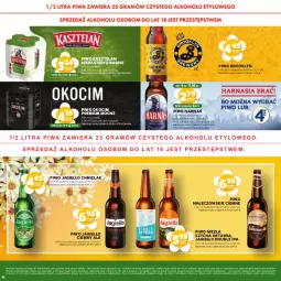 Gazetka promocyjna Stokrotka - Wiosenne inspiracje - Gazetka - ważna od 02.04 do 02.04.2025 - strona 36 - produkty: Piwo, Warzywa, Koc, Kasztelan, Owoce, Okocim, Harnaś, Mięso