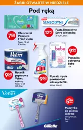 Gazetka promocyjna Żabka - Gazetka - ważna od 01.03 do 01.03.2022 - strona 44 - produkty: Pampers, Papier, Clin, Velvet, Venus, Szynka, Ręcznik, Chusteczki, Gillette, Maszynka, Płyn do mycia, Maszynka do golenia, Sensodyne