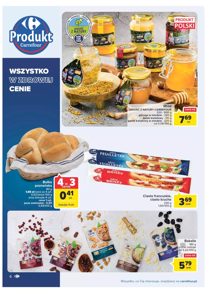 Gazetka promocyjna Carrefour - Gazetka Produkty Carrefour w mądrej cenie - ważna 31.05 do 11.06.2022 - strona 6 - produkty: Ciasto francuskie, Kosz