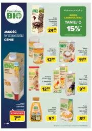 Gazetka promocyjna Carrefour - Gazetka Produkty Carrefour w mądrej cenie - Gazetka - ważna od 11.06 do 11.06.2022 - strona 12 - produkty: Sok, Ryż, BIC, Kawa ziarnista, Kawa, Miód, Syrop, Wino, Mango, Napój, Fa