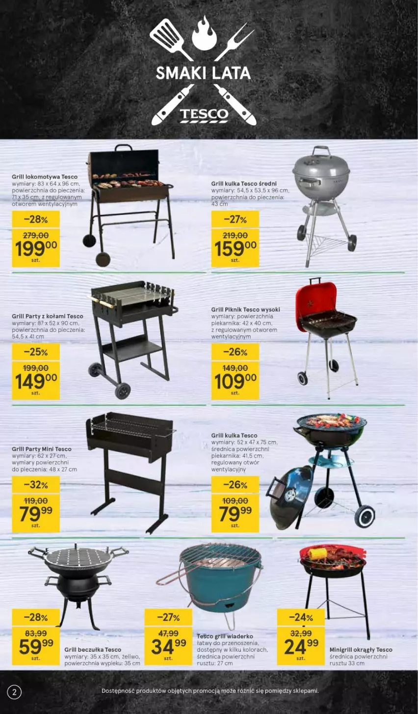 Gazetka promocyjna Tesco - Tesco katalog Ogród - ważna 22.04 do 19.05.2021 - strona 2 - produkty: Grill, Piec, Piekarnik, Sok