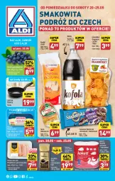 Gazetka promocyjna Aldi - Pełna oferta - Gazetka - ważna od 25.05 do 25.05.2024 - strona 1 - produkty: Kurczak, Kawa rozpuszczalna, Ser, Gin, Smakowita, Borówka, Mięsne specjały, Chipsy, Dallmayr, Kawa, Serek, Ręcznik, Rolki, Czekolada, Patelnia, Masło