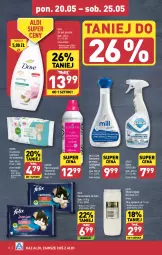 Gazetka promocyjna Aldi - Pełna oferta - Gazetka - ważna od 25.05 do 25.05.2024 - strona 14 - produkty: Płyn do prania, Sok, Dove, Chusteczki, Znicz, Felix, Olej, Wkład olejowy