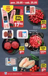 Gazetka promocyjna Aldi - Pełna oferta - Gazetka - ważna od 25.05 do 25.05.2024 - strona 6 - produkty: Mięso mielone, Por, Stek, Mięsne specjały, Golden Seafood, Kotlet, Mintaj, Mięso