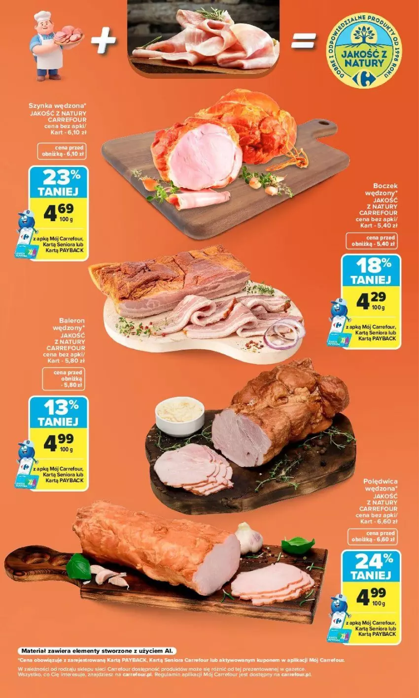 Gazetka promocyjna Carrefour - Gazetka Carrefour, Market w SUMIE weź to na świeżo - ważna 21.09 do 26.09.2026 - strona 5 - produkty: Boczek, Polędwica, Szynka