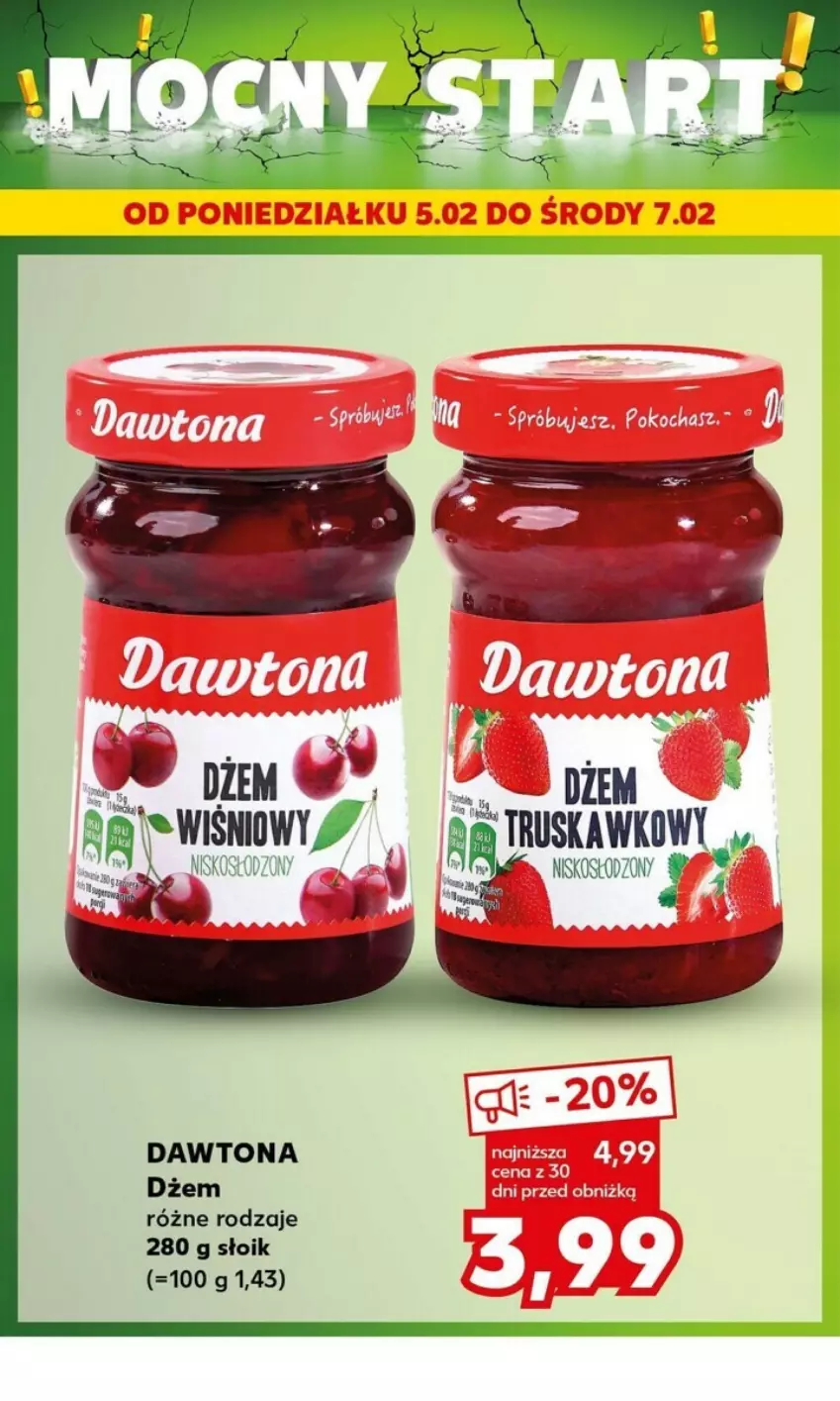 Gazetka promocyjna Kaufland - ważna 05.02 do 07.02.2024 - strona 21 - produkty: Dawtona, Dżem