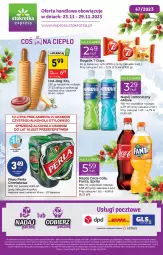 Gazetka promocyjna Stokrotka - Stokrotka Express - Gazetka - ważna od 29.11 do 29.11.2023 - strona 1 - produkty: Piwo, Coca-Cola, Perła, 7 Days, Rogal, Napój izotoniczny, Fanta, Sprite, Kakao, Napój, Fa