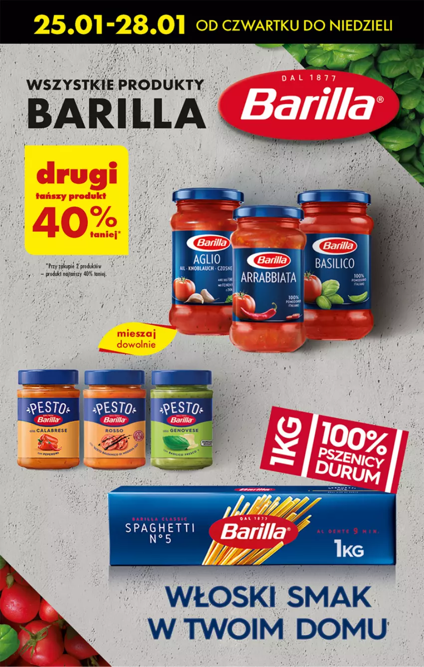 Gazetka promocyjna Biedronka - Od czwartku - ważna 25.01 do 31.01.2024 - strona 65 - produkty: Barilla, Spaghetti