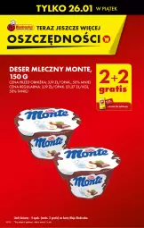 Gazetka promocyjna Biedronka - Od czwartku - Gazetka - ważna od 31.01 do 31.01.2024 - strona 16 - produkty: Deser mleczny, Ser, Gra, Tera, Deser, Monte