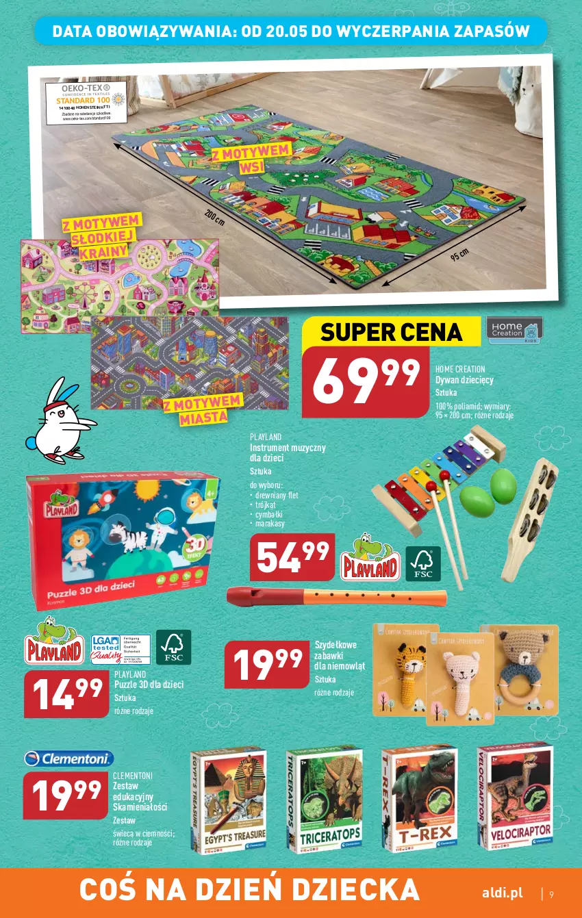 Gazetka promocyjna Aldi - ALDI ma to COŚ - ważna 17.05 do 20.05.2023 - strona 9 - produkty: Dywan, Dzieci, Puzzle, Rum