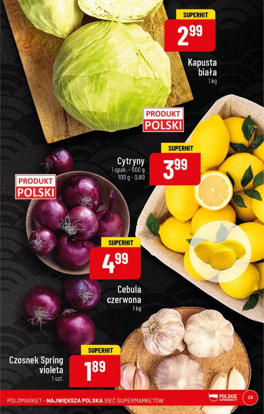 Gazetka promocyjna PoloMarket - Gazetka pomocyjna - ważna 01.02 do 07.02.2023 - strona 23 - produkty: Owoce, Warzywa