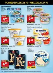 Gazetka promocyjna Delikatesy Centrum - Gazetka - ważna od 27.10 do 27.10.2024 - strona 15 - produkty: Ser, Rum, Danone, Piątnica, Kasztelan, Brie, Jogurt, Ser Kasztelan, Serek homogenizowany, Serek, Camembert, Danio