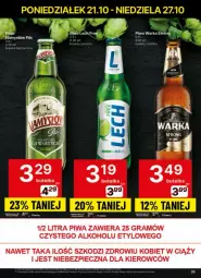 Gazetka promocyjna Delikatesy Centrum - Gazetka - ważna od 27.10 do 27.10.2024 - strona 29 - produkty: Piwa, Piwo, Piec, Gra, Namysłów, Warka