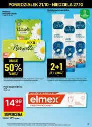 Gazetka promocyjna Delikatesy Centrum - Gazetka - ważna od 27.10 do 27.10.2024 - strona 31 - produkty: Naturell, Rum, Pasek, Płatki kosmetyczne, Podpaski, Elmex, Naturella