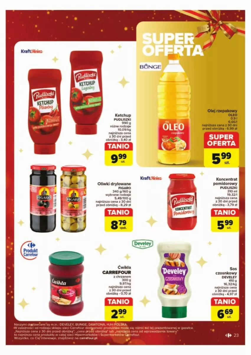 Gazetka promocyjna Carrefour - ważna 02.12 do 07.12.2024 - strona 16 - produkty: Oliwki, Sos, Sos czosnkowy