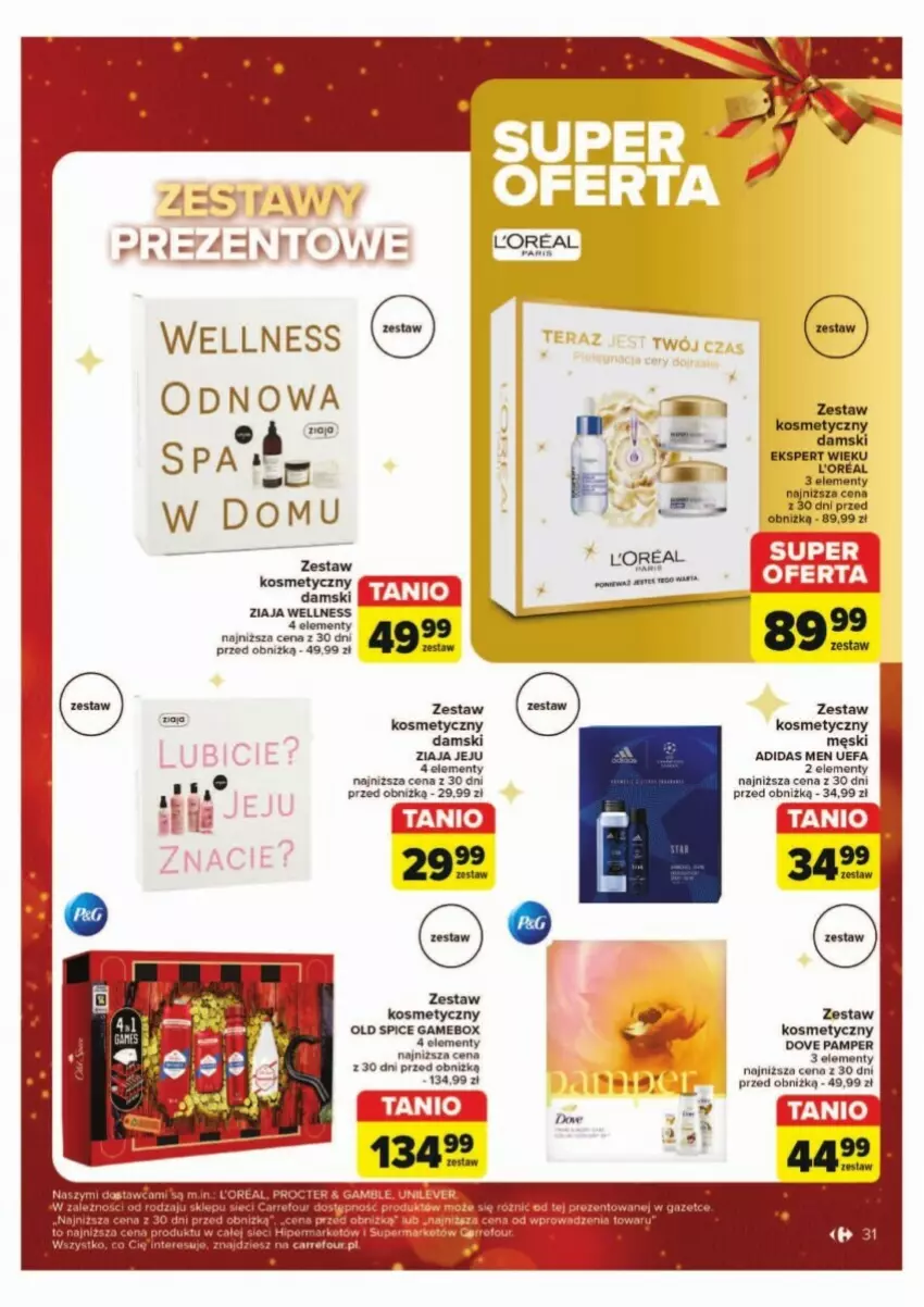 Gazetka promocyjna Carrefour - ważna 02.12 do 07.12.2024 - strona 25 - produkty: Adidas, Dove, Fa, Old Spice, Ziaja