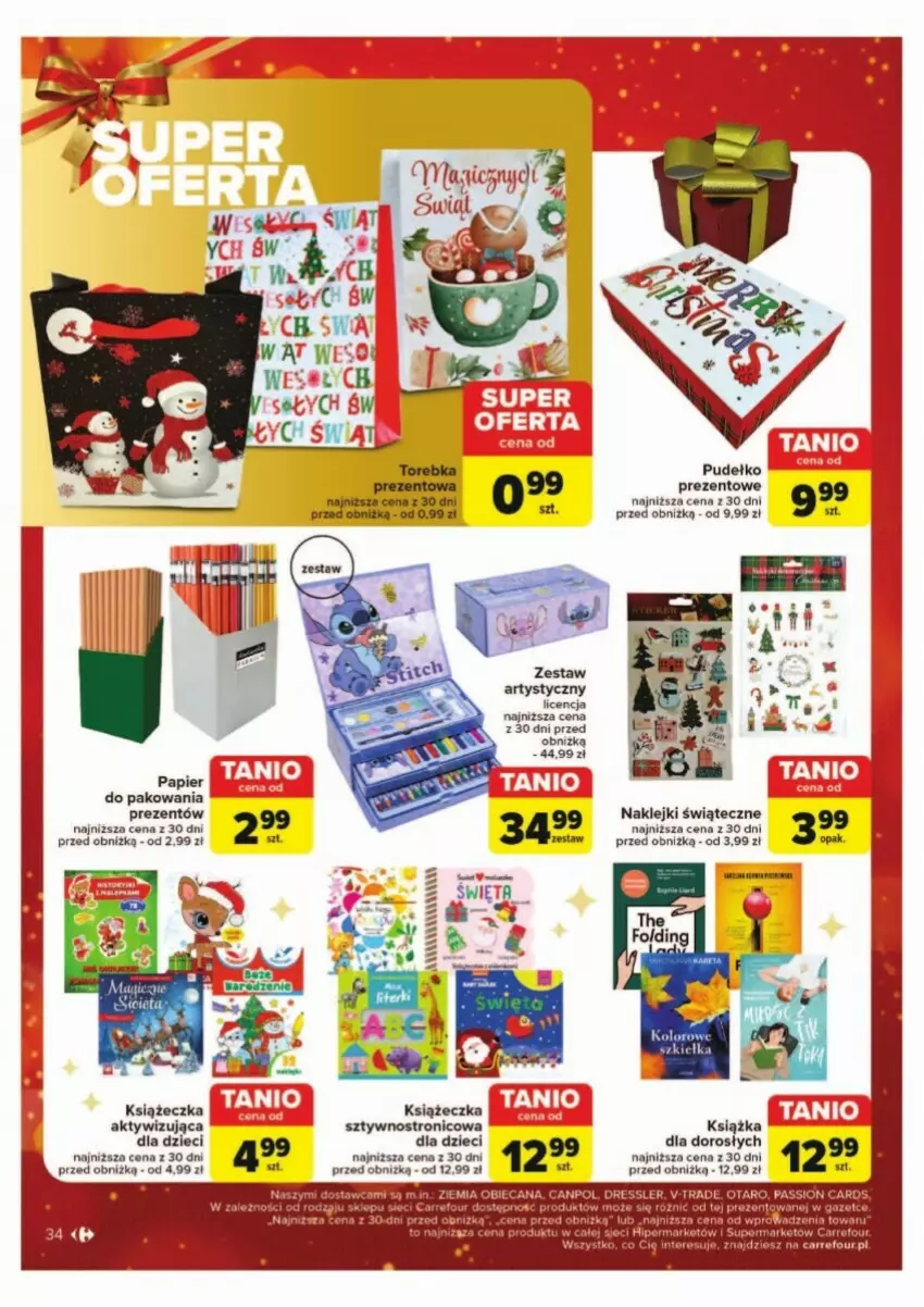 Gazetka promocyjna Carrefour - ważna 02.12 do 07.12.2024 - strona 28 - produkty: Canpol, Dres, Dzieci, Klej, Książka, Papier, Papier do pakowania, Pudełko