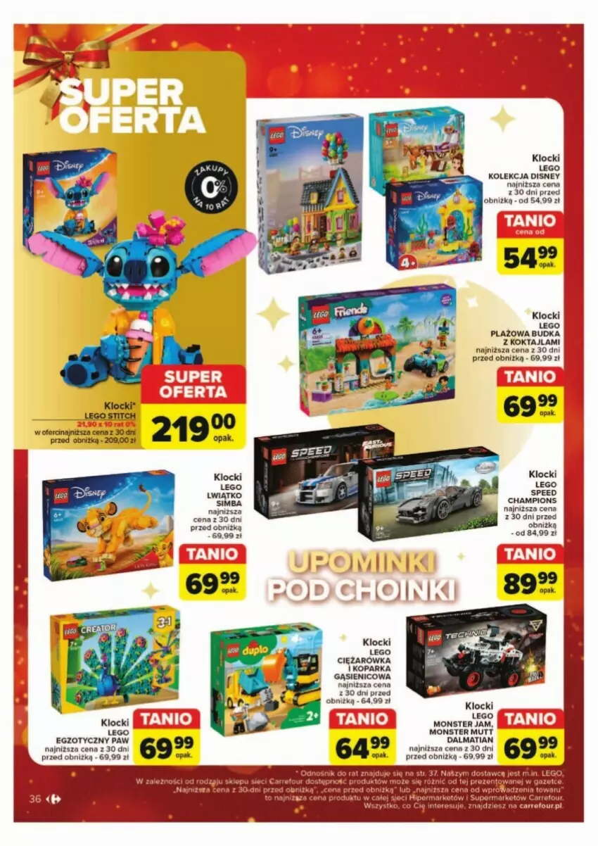 Gazetka promocyjna Carrefour - ważna 02.12 do 07.12.2024 - strona 30 - produkty: Disney, Klocki, LEGO, Parka