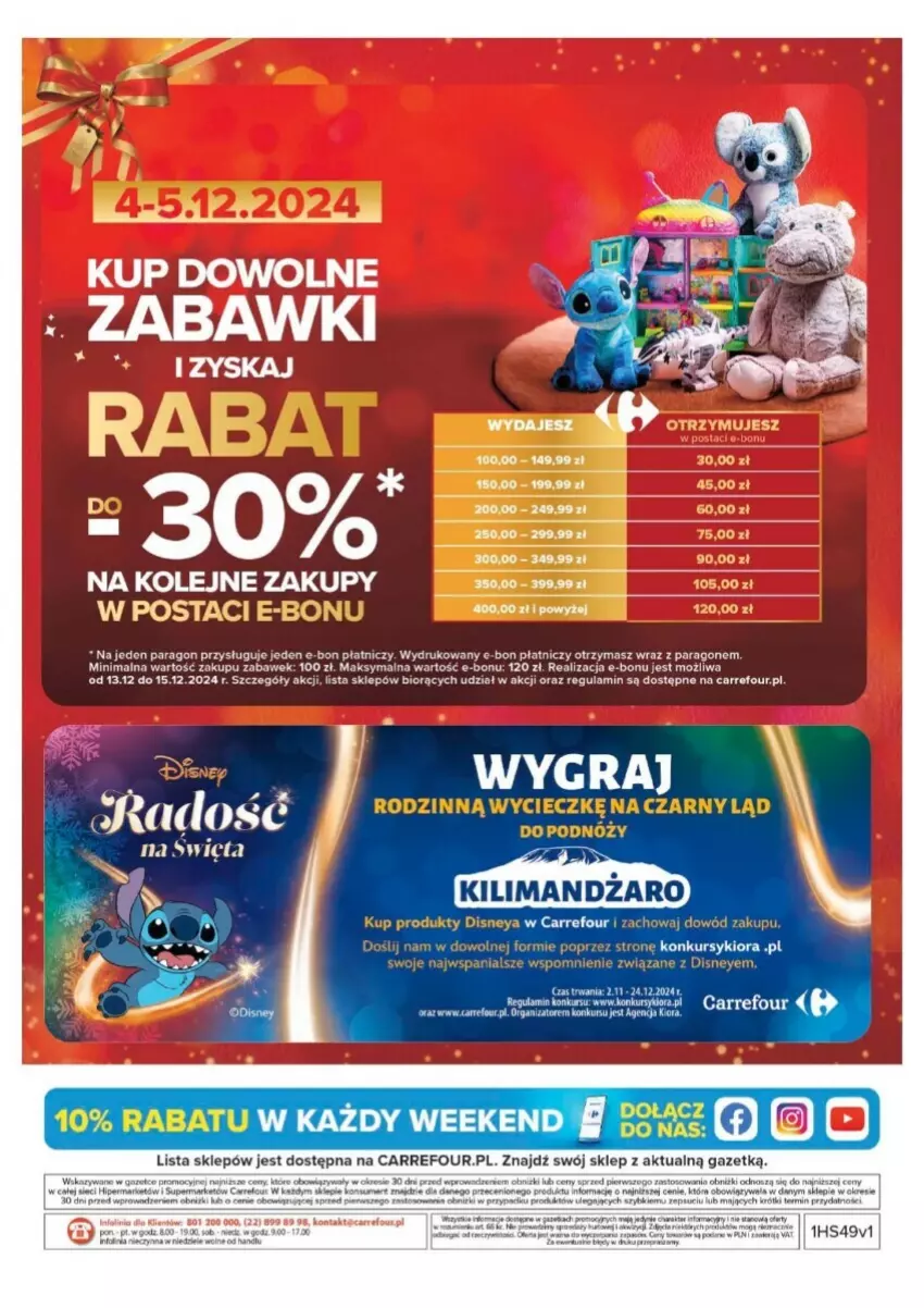 Gazetka promocyjna Carrefour - ważna 02.12 do 07.12.2024 - strona 35 - produkty: Disney, Gra, Olej, Woda