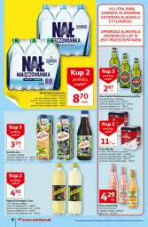 Gazetka promocyjna Auchan - Szkoła oszczędzania smaczne przeOferty Supermarkety - Gazetka - ważna od 17.08 do 17.08.2022 - strona 8 - produkty: Piwa, Piwo, Nałęczowianka, Sok, Gra, Somersby, Warka, Perła, Schweppes, Woda, Napój, Hortex
