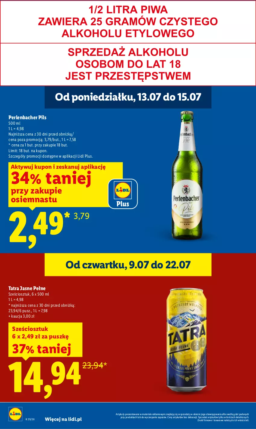 Gazetka promocyjna Lidl - Gazetka ważna od 13.07 do 15.07 - ważna 13.07 do 15.07.2026 - strona 20 - produkty: NBA, Tatra