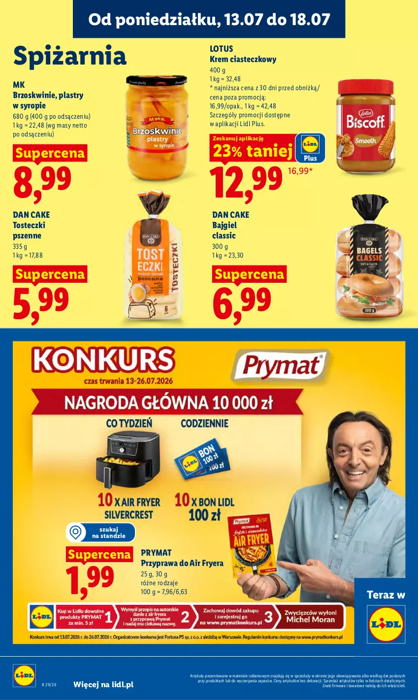 Gazetka promocyjna Lidl - Gazetka ważna od 13.07 do 15.07 - ważna 13.07 do 15.07.2026 - strona 88 - produkty: Brzoskwinie, Dan Cake, Prymat, Syrop, Tera