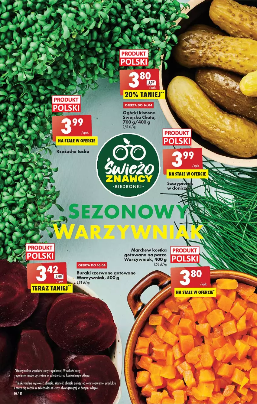 Gazetka promocyjna Biedronka - W tym tygodniu - ważna 14.04 do 20.04.2022 - strona 10 - produkty: Buraki, Sok