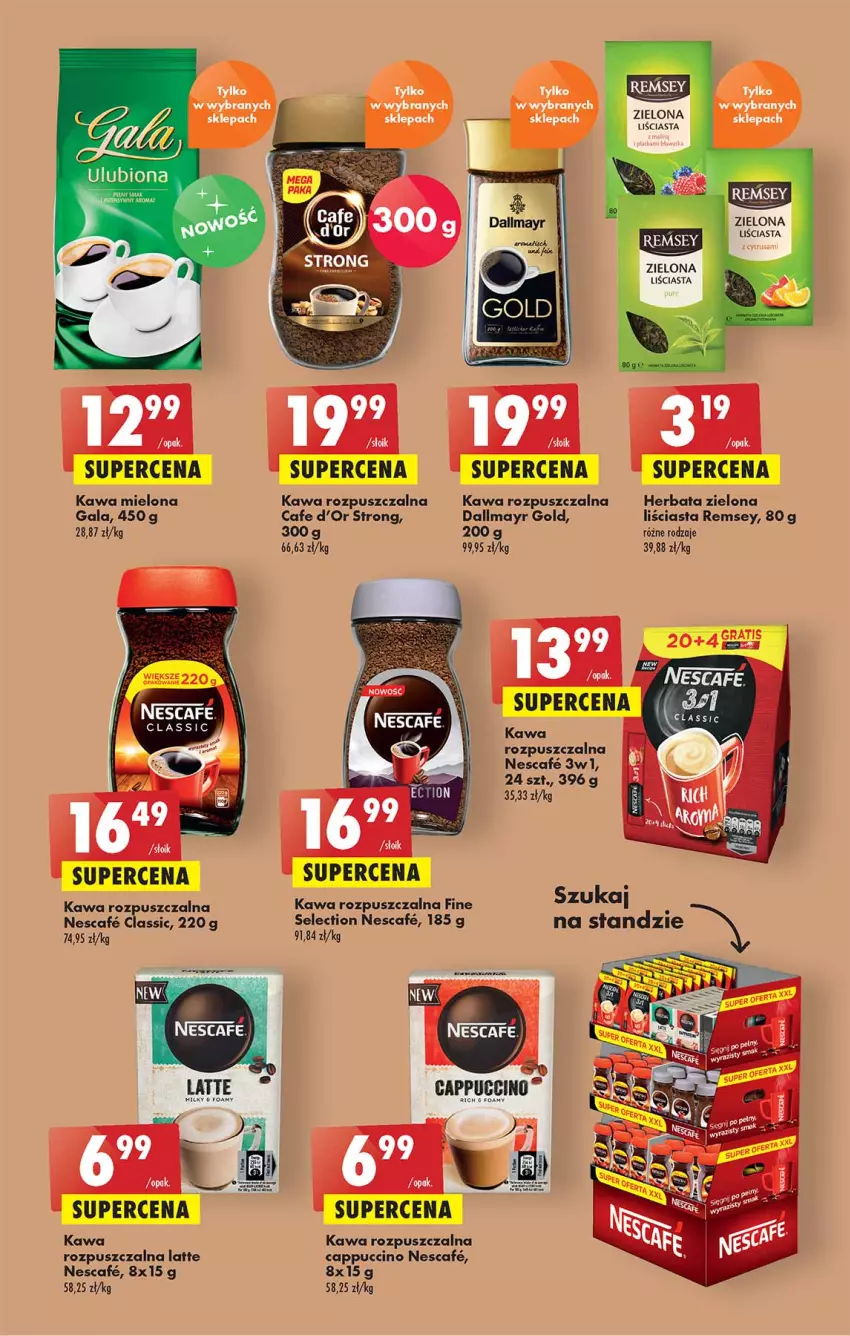 Gazetka promocyjna Biedronka - W tym tygodniu - ważna 14.04 do 20.04.2022 - strona 41 - produkty: BIC, Cappuccino, Dallmayr, Gala, Gra, Herbata, Kawa, Kawa mielona, Kawa rozpuszczalna