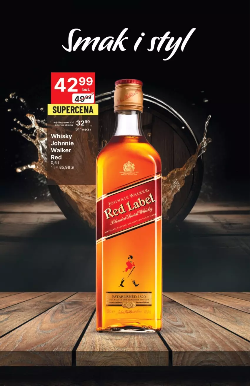 Gazetka promocyjna Delikatesy Centrum - DeliBarek DC42/DC43 - ważna 26.10 do 08.11.2023 - strona 20 - produkty: Johnnie Walker, Whisky