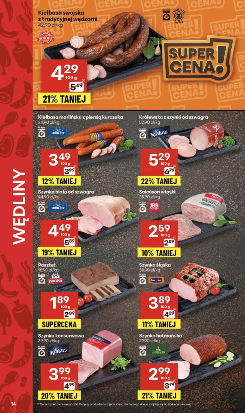 Gazetka promocyjna Delikatesy Centrum - Franczyza DC47 Czwartek - ważna 20.11 do 26.11.2025 - strona 14 - produkty: Gra, Kurczak, Szynka