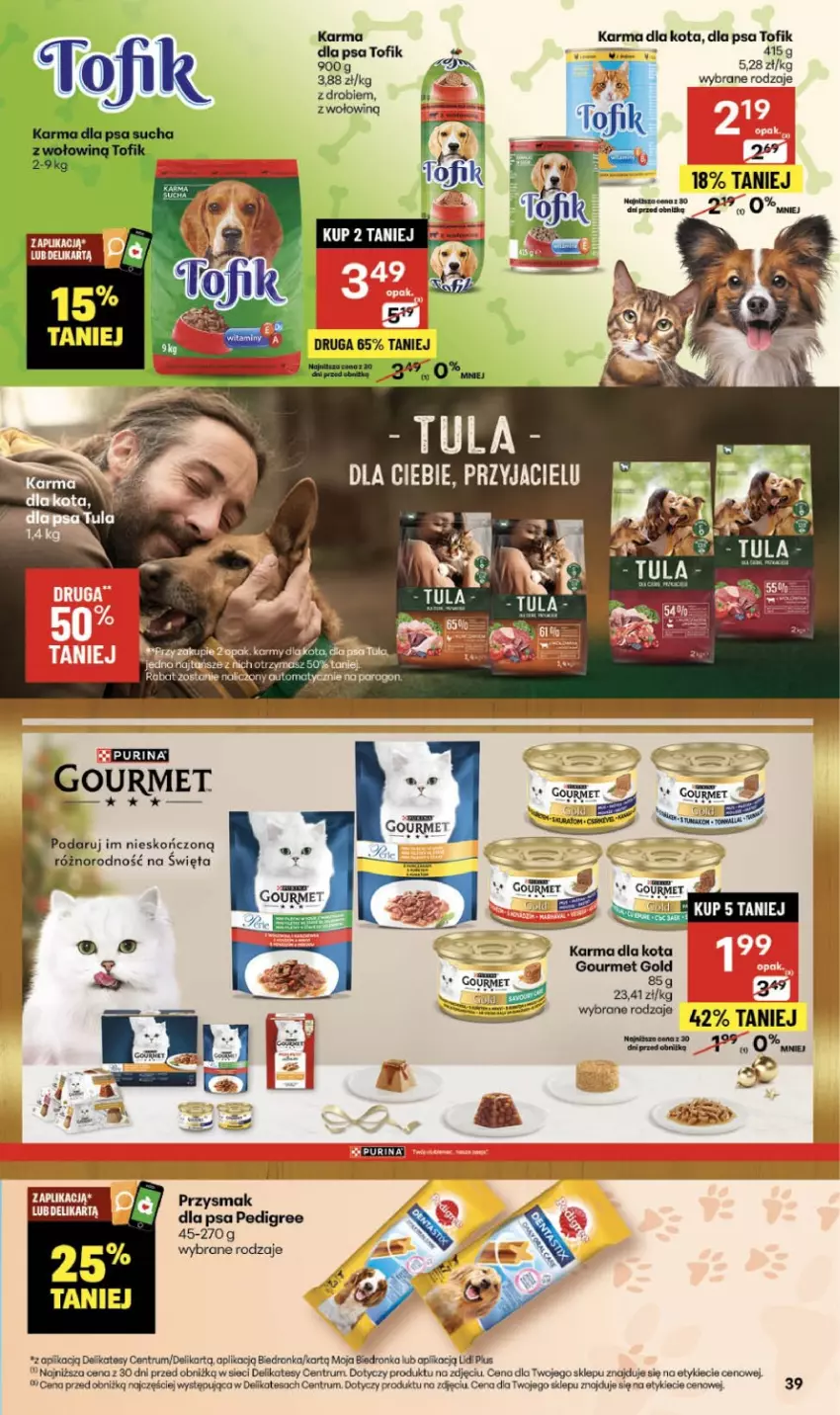 Gazetka promocyjna Delikatesy Centrum - Franczyza DC47 Czwartek - ważna 20.11 do 26.11.2025 - strona 39 - produkty: Pedigree, Przysmak dla psa, Rum