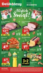 Gazetka promocyjna Delikatesy Centrum - Franczyza DC47 Czwartek - Gazetka - ważna od 26.11 do 26.11.2025 - strona 1 - produkty: Mandarynki, Krakus, Kujawski, Ser, Rum, Szynka wieprzowa, Rama, Tran, Szynka, Olej rzepakowy, Gouda, Olej, Knorr
