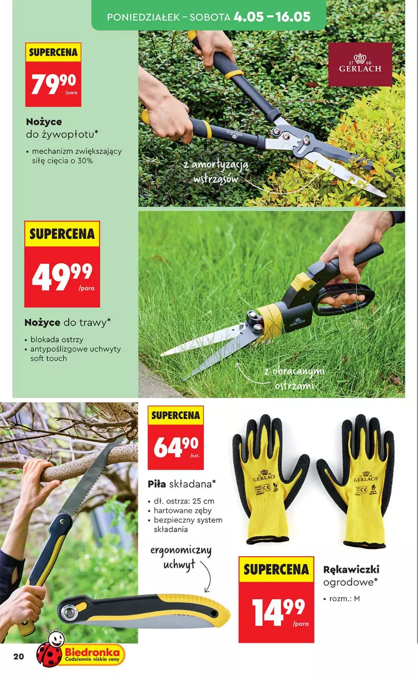 Gazetka promocyjna Biedronka - Okazje Tygodnia - ważna 04.05 do 16.05.2026 - strona 20 - produkty: Noż, Nożyce, Piec, Uchwyty