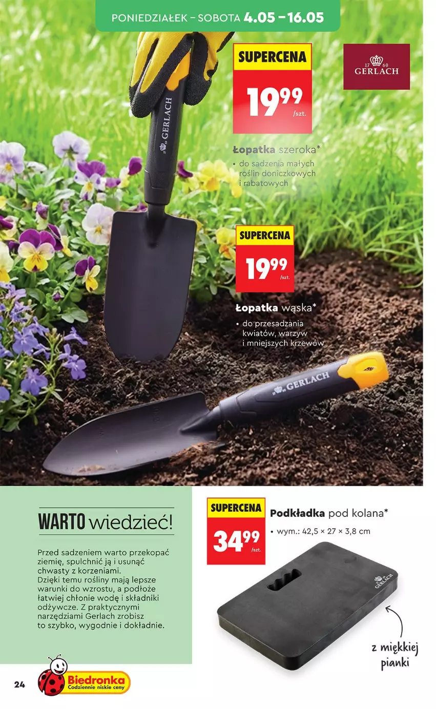 Gazetka promocyjna Biedronka - Okazje Tygodnia - ważna 04.05 do 16.05.2026 - strona 24 - produkty: LANA, Podkład, Podkładka