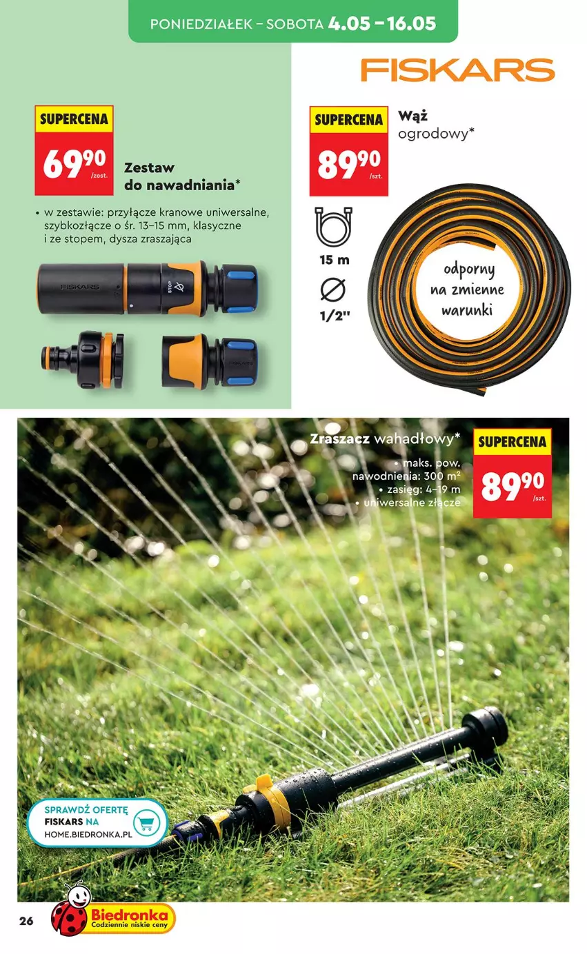 Gazetka promocyjna Biedronka - Okazje Tygodnia - ważna 04.05 do 16.05.2026 - strona 26 - produkty: Fiskars, Por, Top