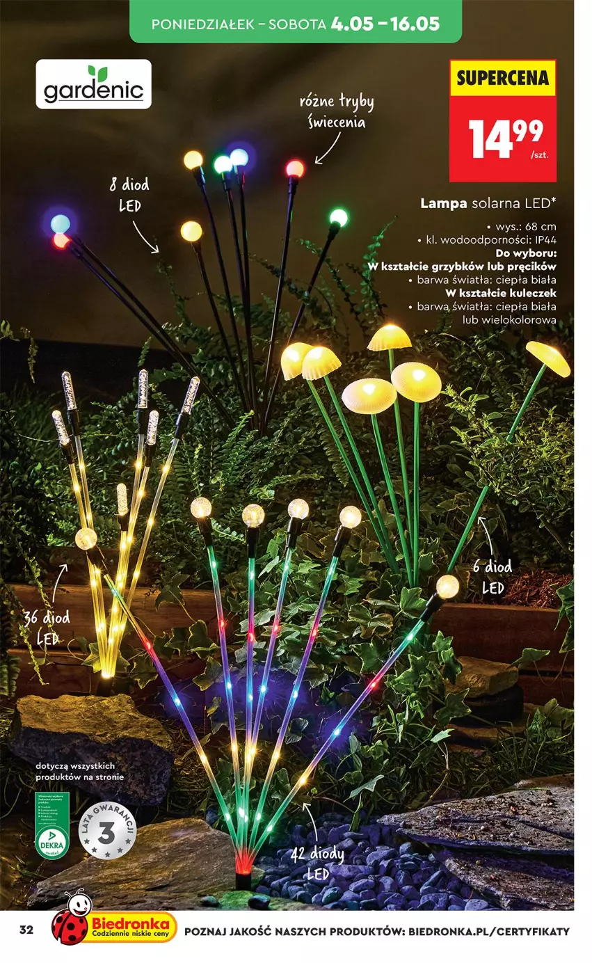 Gazetka promocyjna Biedronka - Okazje Tygodnia - ważna 04.05 do 16.05.2026 - strona 32 - produkty: Lampa, Por