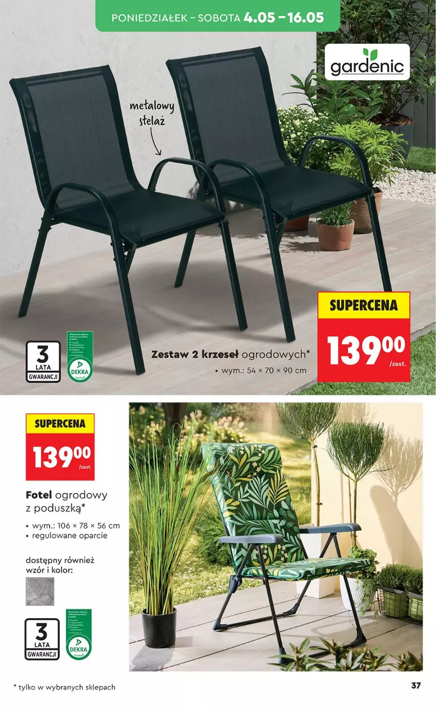 Gazetka promocyjna Biedronka - Okazje Tygodnia - ważna 04.05 do 16.05.2026 - strona 37 - produkty: Fotel