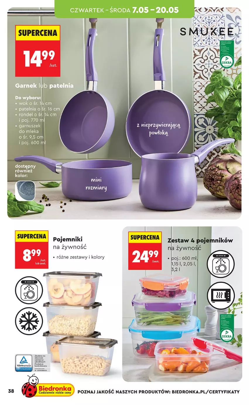 Gazetka promocyjna Biedronka - Okazje Tygodnia - ważna 04.05 do 16.05.2026 - strona 38 - produkty: Pojemnik