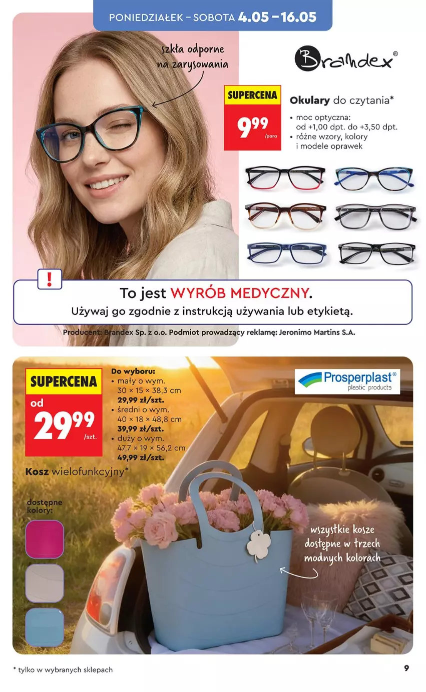 Gazetka promocyjna Biedronka - Okazje Tygodnia - ważna 04.05 do 16.05.2026 - strona 9 - produkty: Okulary do czytania