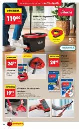 Gazetka promocyjna Biedronka - Okazje Tygodnia - Gazetka - ważna od 16.05 do 16.05.2026 - strona 16 - produkty: Teleskop, Mus, Mop, Rama, Szczotka, Wkład do mopa, Szufelka