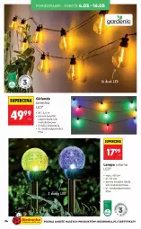 Gazetka promocyjna Biedronka - Okazje Tygodnia - Gazetka - ważna od 16.05 do 16.05.2026 - strona 34 - produkty: Por, Girlanda, Lampa