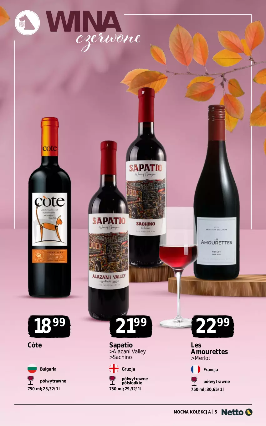 Gazetka promocyjna Netto - Alkohole - Wina - ważna 10.11 do 22.11.2025 - strona 5 - produkty: Merlot